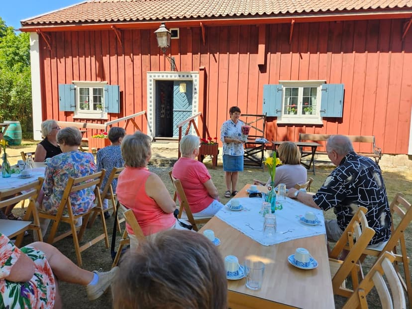 Våfflor och kaffe
